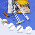 thumbnail image 3 of Drywall Anchor with Included Bolts for 1/4In-20,Hollow Drywall Anchors for TV Mounting Kit,Each in 1/2In Drywall,12PC, 3 of 8