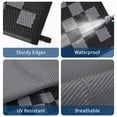 thumbnail image 4 of Outdoor Rug – Waterproof Reversible Modern Geometric – Plastic Straw, Weather Resistant – Portable Camping Mat – Garden, Backyard & Balcony, 4 of 9