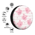 thumbnail image 5 of Gaeub Cartoon Pig 14-17in Tire Cover, Spare Tire Cover, for Camper Caravan, Trailer, Car, Truck, SUV, Jeep - 16 inch, 5 of 9