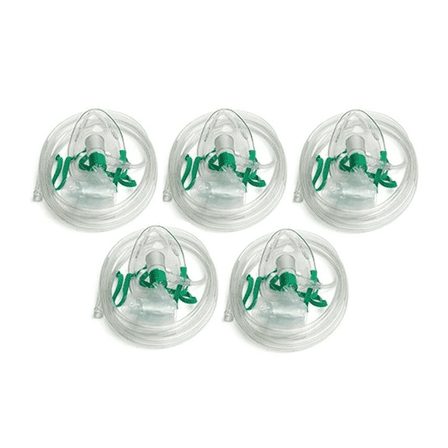 Dealmed Non-Rebreather Oxygen Mask, Adult (5 Count)