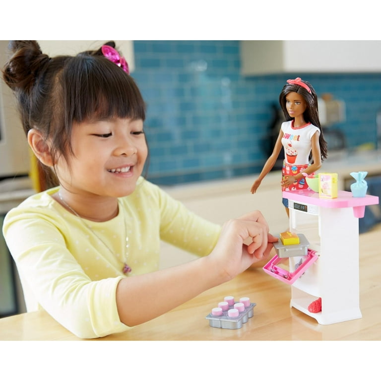 Barbie Doll & Bakery Playset