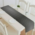 thumbnail image 1 of EREHome Lignes Diagonales table runner table Tissu Thé table Tissu 16x72 Pouces, 1 of 1