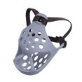 thumbnail image 2 of Anti-Bite Dog Muzzle,Short-Billed Rubber Muzzle,Breathable Design,Secure Straps for Small Breeds,Training Aid,Non-Slip Comfort Muzzle,Pet Safety Gear|Plastic,Gray,MIANHT, 2 of 8