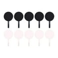 thumbnail image 6 of deevoka 3x10Pcs Self Adhesive Hooks Waterproof Sticky Wall Hooks White Black, 6 of 9