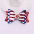 thumbnail image 5 of Zanarzt Bows for Toddler Girls Hair Bow Flag Bowknot 4th Of July Hair Bow Pin Bow Hair Hairpins 250 Anniversary USA Hair Bow Clips Pink,3-12 Years, 5 of 7