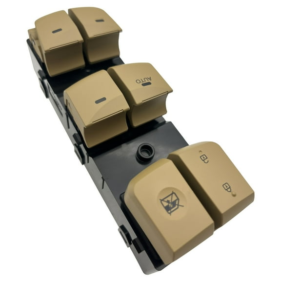 NOVAPARTS-Beige Master Power Door Window Switch Left Driver Side only for AUTO for 2011 2012 2013 2014 2015 Hyundai Elantra 93570-3X000