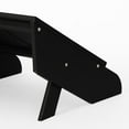 thumbnail image 2 of WestinTrends Riviera Modern HDPE Plastic Folding Patio Adirondack Ottoman, Black, 2 of 15