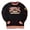 Black/Maroon, variant on AACA Central State University Marauders Mens Heavyweight Fleece Crewneck Sweatshirt 16oz Retro 90s HBCU Varsity Style, Black