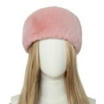 thumbnail image 4 of absanyy Faux Faux Fur Hats for Women Fashion Warm Winter Cap for Party Cold Weather Outdoor,Pink, 4 of 4