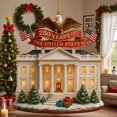 thumbnail image 5 of US 250th Anniversary Ornament, Acrylic 250 Years of The United States Anniversary 2026 Patriotic Decorations for Christmas Tree Decor, Collectible Keepsake for Patriots History Lovers (1, Beige-C), 5 of 8