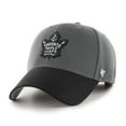 thumbnail image 1 of '47 Men's Toronto Maple Leafs Two Tone Charcoal/Black MVP Adjustable Hat - One Size, 1 of 3