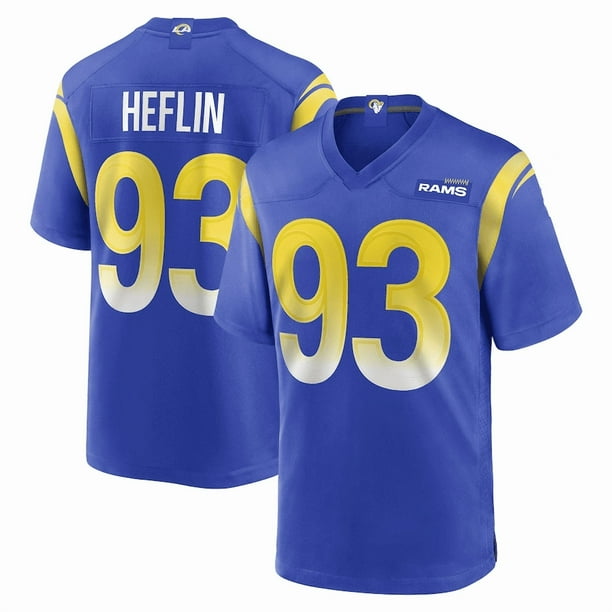 Camiseta de fútbol americano para hombre de #93, Jack Heflin