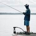 thumbnail image 2 of Huk Men's Standard Next Level Quick-Drying Performance Fishing Shorts, Carolina Blue-10.5", Medium, 2 of 3