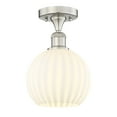 thumbnail image 7 of Innovations Lighting - White Venetian - 1 Light Semi-Flush Mount In Modern, 7 of 7