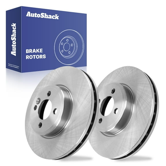 AutoShack 11.57" (294 mm) Front Vented Brake Rotors | Replacement for 2007-2015 Mini Cooper | 2-PC Set