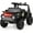 Black, variant on OLAKIDS Kids Ride on Car, 6V Battery Powered Electric Vehicle ATV for Toddlers with Foot Pedal, Music, Horn, Radio, Rear Storage, LED Lights, USB, 4 Wheels Toys for Boys Girls Aged 3-8 Years
