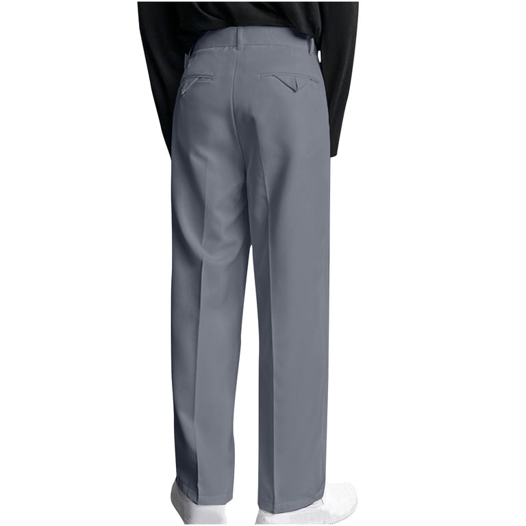 LNWUY (M-5XL)Big and Tall Men's Pleated Straight Wide Leg Suit