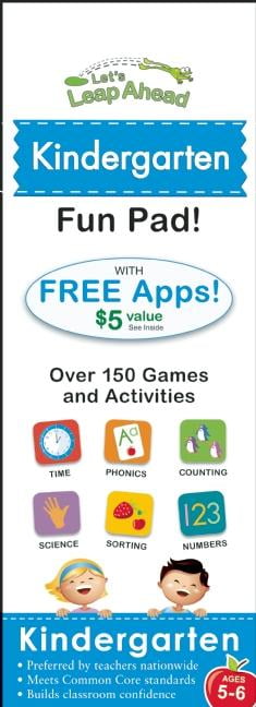 Let's Leap Ahead : Kindergarten Fun Pad (Paperback) - Walmart.com