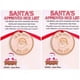 thumbnail image 1 of Medallas Tarjetas Navideñas de Tarjetas Navideñas con Medallas de Madera Estética Decoración Navideña Caja Navideña, 1 of 5