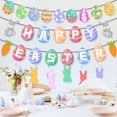 thumbnail image 5 of KCEHTA Easter Banner, Happy Easter Banner, Easter Hanging Paper Banner, Easter Decorations Banner, Easter Decorations Indoor, Easter Birthday Party Decorations, 5 of 7