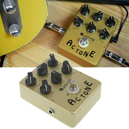 JOYO JF-13 AC Tone Guitar Effect Pedal Classic British Rock Sound Reproduces The Sound Of A Vox AC30 Amplifier