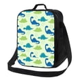 thumbnail image 1 of Balery Cute Dinosaur Blue Green Caja de Almuerzo y Bolsa de Almuerzo para Hombres y Mujeres, Bolsa de Almuerzo Reutilizable con Gran Capacidad, Bolsa de Almuerzo Aislada, 1 of 7
