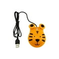 thumbnail image 7 of Dpisuuk Wired Mouse, Cute Animal Tiger Computer Mouse, Portable USB Corded Mouse, 1200DPI Optical Mice for Laptop PC Desktop Computer, Orange, 7 of 7