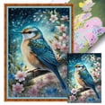 thumbnail image 1 of Hilo Algodón Bordado Punto Cruz Con Pájaro Y Melocotón 11CT 40x60cm, 1 of 9