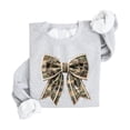 thumbnail image 5 of Ink Printed Image NOT Fabric and Pearls Camo Coquette Bow with Pearl Trim Sweatshirt Gray Sweatshirt Youth XS, 5 of 9