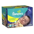 thumbnail image 4 of Pampers Swaddlers Soft and Absorbent Overnights Diapers, Size 4, 62 Ct, 4 of 11