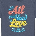 thumbnail image 3 of The Beatles - All You Need Is Love - Men's Short Sleeve Graphic T-Shirt, 3 of 6