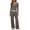 Dark Gray, variant on New Fashion Women's Casual Sets Long-sleeved T-shirt Wide-leg Trousers Sportswear Women's Clothing conjuntos de pantalones
