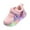 Pink, variant on Otqutp Baby Girls Cartoon Lights up Sneakers Cute Funny Hook Loop Non Slip Sport Shoes Toddler New Born Walking Athletic Shoes