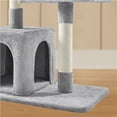 thumbnail image 7 of Yaheetech 33.4″ H Spacious Top Perch Cat Tree with Big Condo，Light Gray, 7 of 7