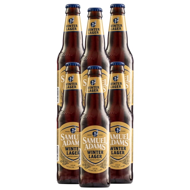 Six Pack Cerveza Samuel Adams Winter Lager 355 Ml Samuel Adams Lager