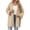 Khaki, variant on Open Front Women Long Sleeved Oversized Knit Slouchy Casual Loose Cardigan Coat