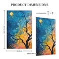 thumbnail image 3 of Disketp Abstract Night Sky Tree Decorative Light Switch or Outlet Wall Plate with Safety Cover-Style V, 3 of 6
