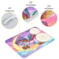 thumbnail image 4 of Dish Drying Mat Kitchen Pad Large Counter Absorbent Dish Mats Drainer Adorable Rainbow Horse, 4 of 8