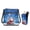 Christmas Snowflake Moon Print, variant on FUIALDOLG Christmas Snowman Blue Crossbody Bags for Women PU Leather Shoulder Cross Body Bag Purse Double Eyeglass Sunglasses Case Eyewear Pouch Crossbody Handbag Sling Travel Bag Handbag for Adult