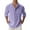 Purple, variant on 2025 Mens Spring Loose Stand Male Rompers Men Collar Solid Color Pocket Mens Dress Shirts Plus Size Long Sleeve Pullover Shirt