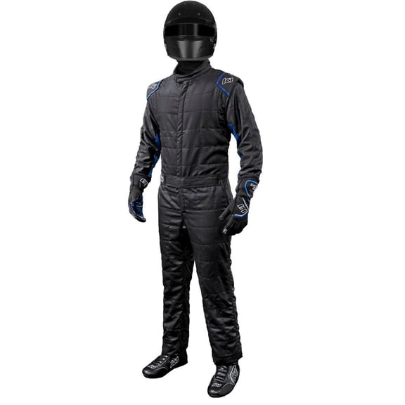 K1 Racegear Suit Outlaw 3X-Large Black / Blue SFI 3.2A/5