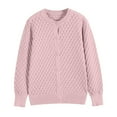 thumbnail image 6 of KEXE Sweaters For Girls Girls Sweater Girls' Cardigans Sweater Cotton Button Solid Long Sleeve Knit Sweaters Light Pink 9-10 Years, 6 of 6