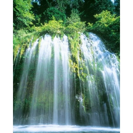 15 Poster Print - Mossbrae Falls CA Poster Print by Panoramic Images (12 x 15)