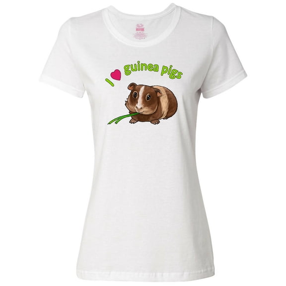 Inktastic I Love Guinea Pigs Women's T-Shirt