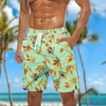 thumbnail image 1 of Yieetim Summer High Stretch Drawstring Swim Shorts For Mens,Quickly Dry Hawaiian Board Shorts For Surfing, Breathable Fits Print Beach Shorts With Pocket XXL, 1 of 5