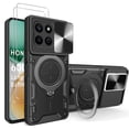 thumbnail image 1 of Funda para teléfono Honor X7C WRTBS 2 unidades con deslizador de cámara y vidrio templado, 1 of 7