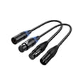 thumbnail image 2 of XLR Male 3 Pin to XLR Female 5 Pin Audio Cable or XLR Female 3 Pin to XLR Male 5 Pin AUX Cord for Microphone Mixers, 2 of 11