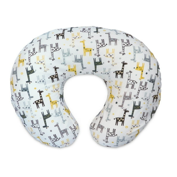 Boppy Original Nursing Pillow Cover Gray/Gold Giraffe