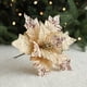 thumbnail image 1 of Artificial Flower Glitter Flower Christmas Flower Fabric Floral Arrangement Decoration Christmas Garland Rattan Ornament, 1 of 6