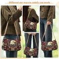 thumbnail image 4 of FORMRS Womens Shoulder Bag with Chain Strap Clutch Purse Cute Tote Handbag, Red Abstract Eagle, 4 of 7